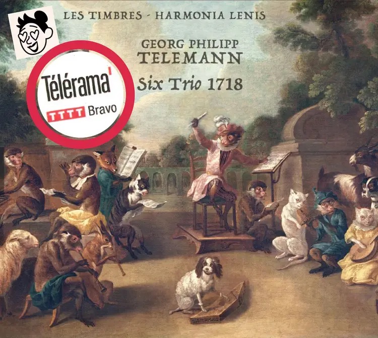 テレマン：6つのトリオ1718